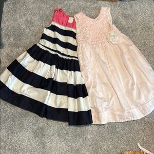 Striped and Floral Kids Dress Set